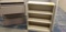 2 Shelf Metal Cabinet, 3 drawer metal filing cabinet.