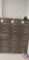 (3) 5 Drawer metal commercial filing Cabinets.
