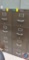 (2) 4 Drawer metal file cabinet