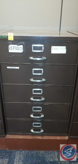 5 Drawer Metal Commercial Filing Cabinet