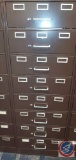 8 Drawer Metal Commercial Filing Cabinet.