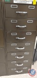 (2) 4 Drawer metal file cabinet and 6 drawer draft cabinet