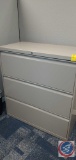 3 Drawer Metal Filing Cabinet.