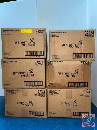 GRAHAM MEDICAL PROFESSIONAL TOWEL 2ply 500pcs/box Total 6 Boxes