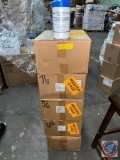 FISHERBRAND PREMOISTENED CLEAN WIPES 100/bottle 12bottles/box Total 5 boxes