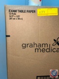 GRAHAM MEDICAL EXAM TABLE PAPER TINY TRACKS 12rolls/box Total 2 boxes