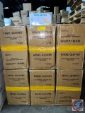 VINYL GLOVES LARGE Powder Free Qty 1000/Box 12 boxes