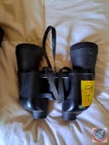 Simmons Binoculars, Canon Camera AE-1 , Screen Tints, Picture frame, Flat containing LCD clock