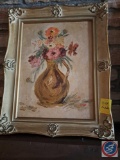 Oil Painting Vase of Flowers by Cathy Katzenberger.
