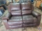 Leather Love seat recliners