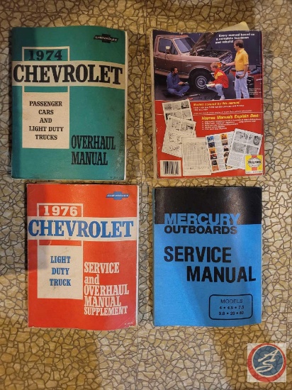 Haynes & Chilton auto repair and...Mercury outboard motor manuals