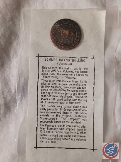 Hogge Money, 1616 Sommer Island Shilling (Bermuda) (copy)