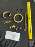 Tie clips and Bracelets