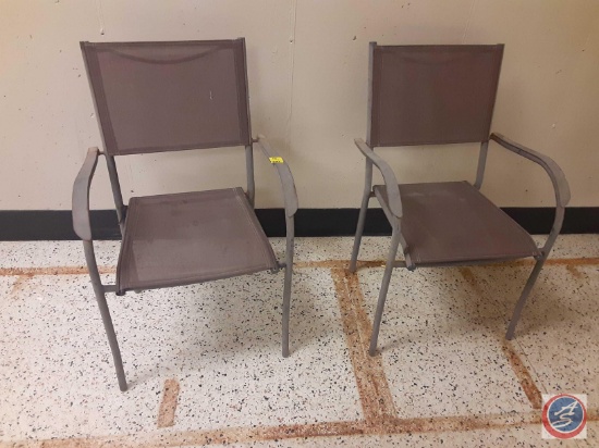 (2) outdoor patio chairs sold two times the money.