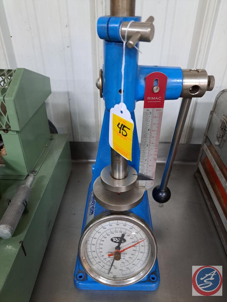 Rimac Bolt To Bench Valve spring tester. Proxibid