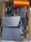 Assorted Drill bits , in metal cases, Plastic holder.