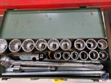 Metal Case Containing Set Sockets.