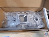 (1) new in box Edelbrock torker 2 small block Chevy intake manifold.