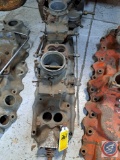(1) flathead Ford quad intake manifold missing two carburetors. ???????Item not available for