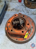 Flywheel and pressure plate for flathead Ford