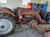 1948 Ford 8N tractor bucket and grading blade in back, will not start, teeth need repair
