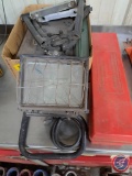 Work LIght, Case Containing Safety Kit Highway Flare Set., Oxwall...Combination Drive Socket Set.
