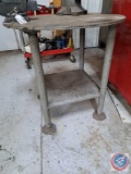 Craftsman 41/2 Vise, on Metal Table