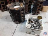 (1) block and tote of parts.... ???????Item not available for shipping