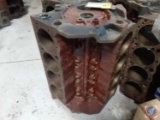 (1) Chevy block the number 6 cylinder is bad four bolt Main. ???????Item not available for shipping