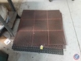 (6) rubber floor mats
