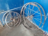 (4) wagon wheels.