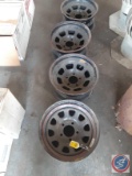 (4) used dirt modified rims 15x8 with a 5x5 bolt pattern some have damage.