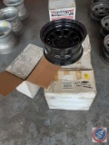 (4) dirt modified rims 15x8 with a 5x5 bolt pattern new in the box.