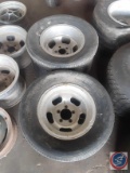 (2) 15-in aluminum rims with tires.