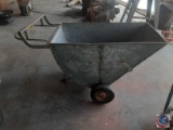 Vintage two wheel barrow....Item not shippable.