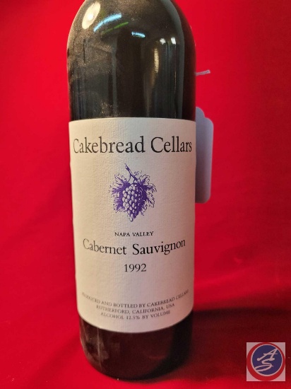 Cakebread Cellars Cabernet Sauvignon 1992 Kept at 52 degrees for over 20 years