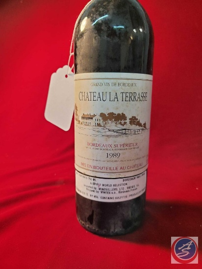 Chateau La Terrasse...Bordeaux Superieur...1989 Kept at 52 degrees for over 20 years