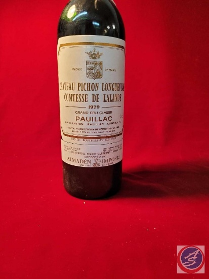 {{3x$BID}} Chateau Pichon Longueville, 1979 red French table wine, 3 bottles