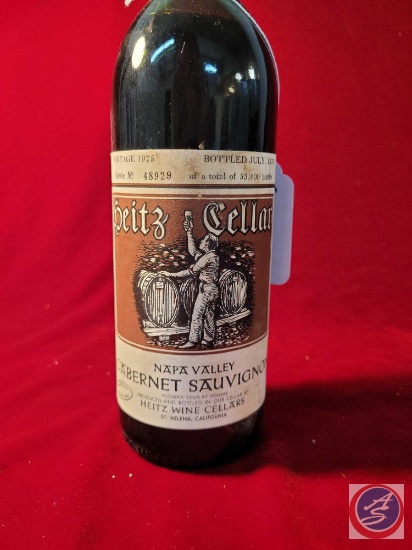 Heitz Cellar Martha's Vineyard...Cabernet Sauvignon 1975 bottled in 1979....