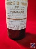 {{4x$BID}} Chateau Pichon Longueville, 1979 red French table wine. 4 bottles