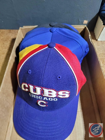 Asst of hats : Chicago cubs , Denver ect...