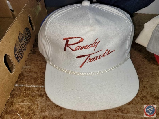 Asst of hats: Randy Travis, Coca Cola nas car ect...