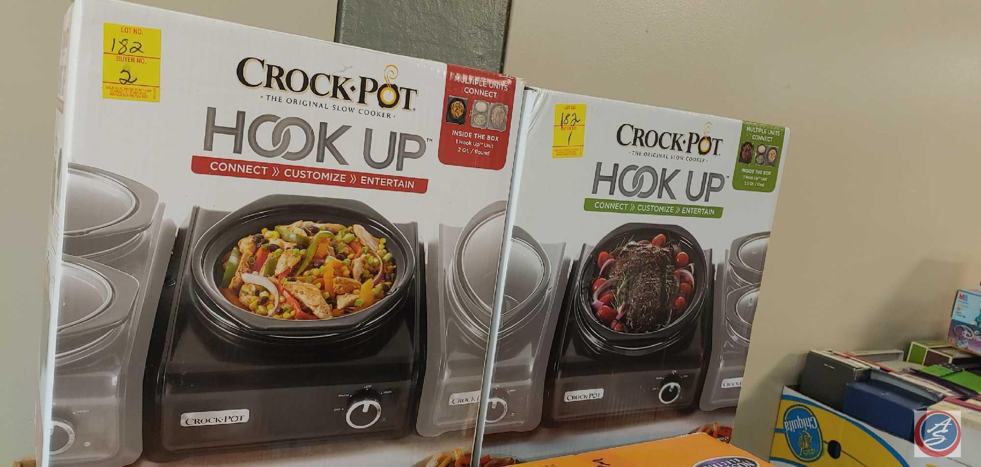 Crock-Pot Hook Up Double 1 Quart Connectable Party Slow Cooker