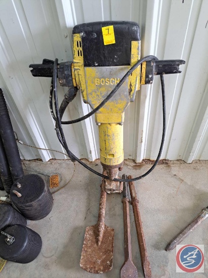Bosch jack hammer and attachments and car dollies