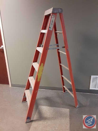 (1) 6 ft fiberglass step ladder.