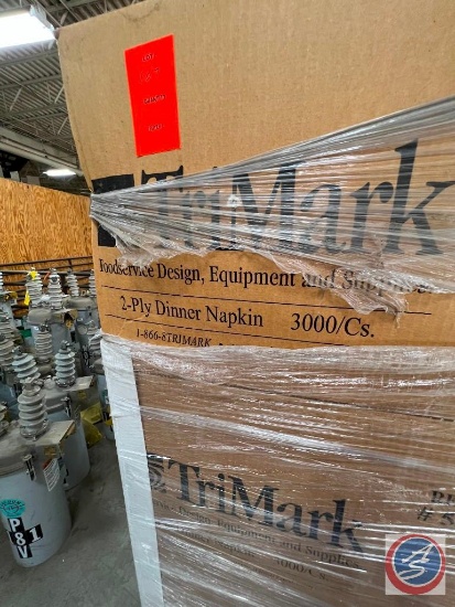 trimar 2ply dinner napkins 24 cases 500 per case, 12 cases