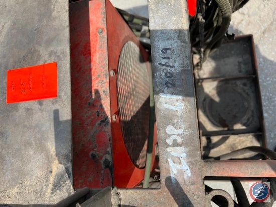 Miller CMT DC Power unit on cart set up for use with wire feeder only