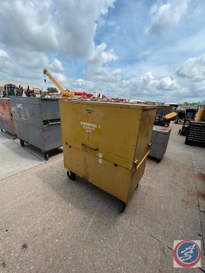 Enterpack job box 48w x 57h x 30d on castors