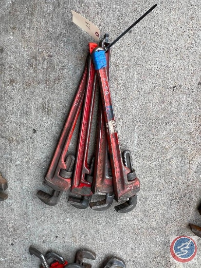 4ea ridgid 24in...pipe wrenches
