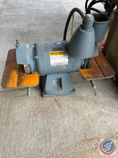 Baldor ...grinder...with light 110v setup for tungsten...